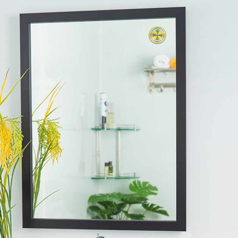 gương trang điểm, gương nhà tắm khung gỗ