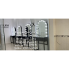 Bàn Trang Điểm Gắn Đèn LED Chân Sắt Sơn Tĩnh Điện MDF (80cm)