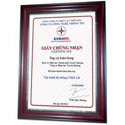 Khung bằng khen khung Composite mã 243n khổ A5 - A4 - A3 (mặt kính / film nhựa)